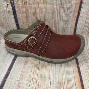 NEW KEEN women's presidio slip on mule in rust